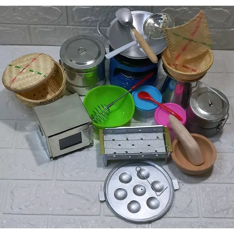 Set Mainan Masak Masakan Mini Anak paket Leguler oven Toys 0