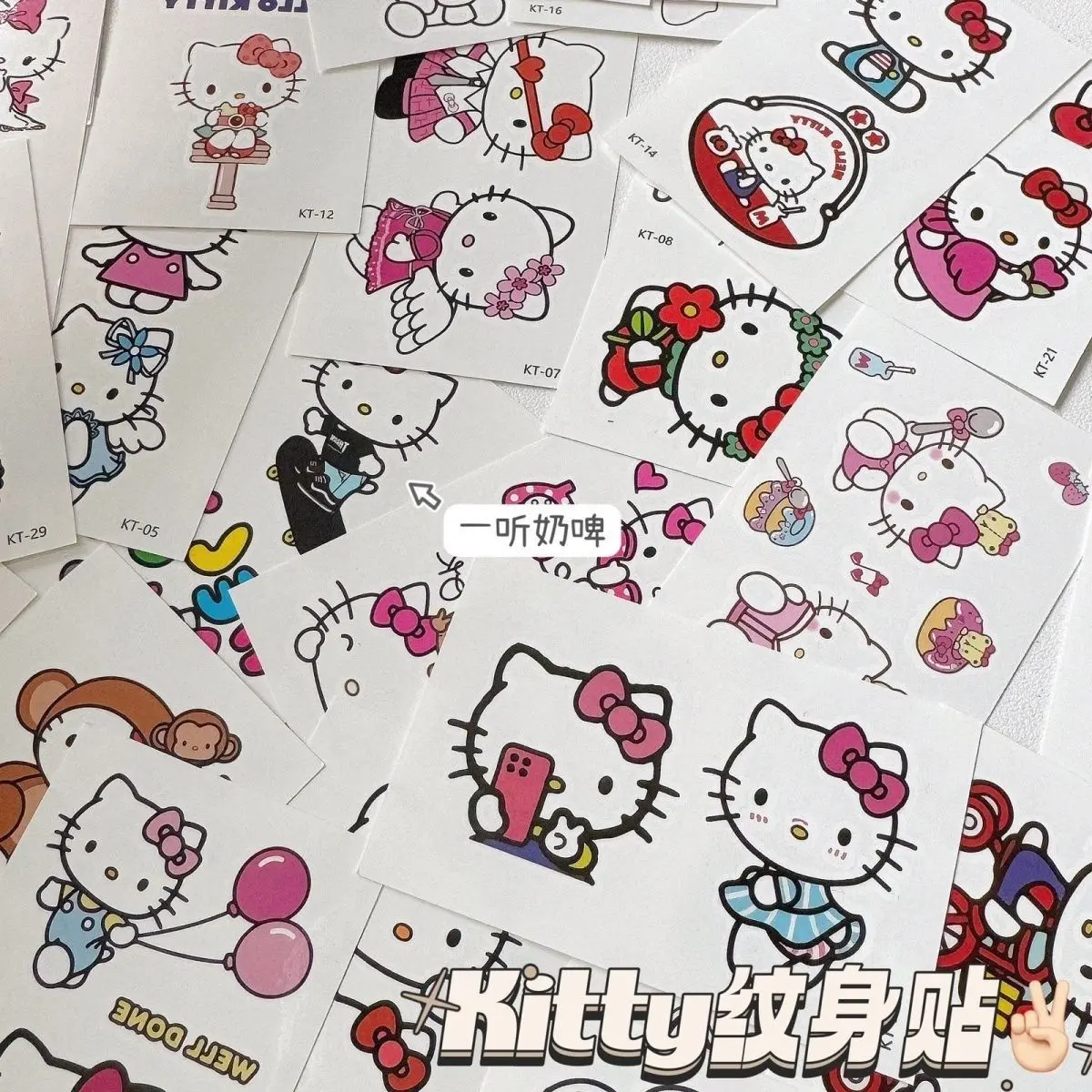 Miếng Dán Hình Xăm Hello Kitty, Sanrio, Phong Cách Hoạt Hình, Dễ Thương Và Bền, Thích Hợp Cho Bé Gái Và Học Sinh, Không Thấm Nước