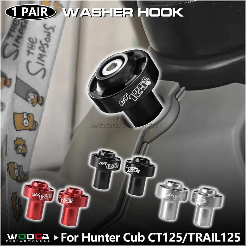 CT125 Washer Hook For Honda Hunter Cub CT125 JA55 JA65 Hanger Bag Holder Mount Bracket Trail Trail125 2019-2025 Luggage Hook 0