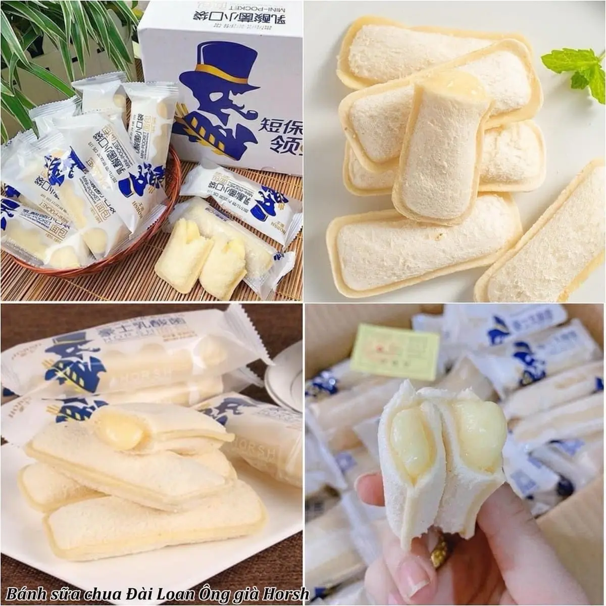 ￼BÁNH SỮA CHUA ÔNG GIÀ ĐÀI LOAN HORSH BÁNH SỮA CHUA HOT HIT