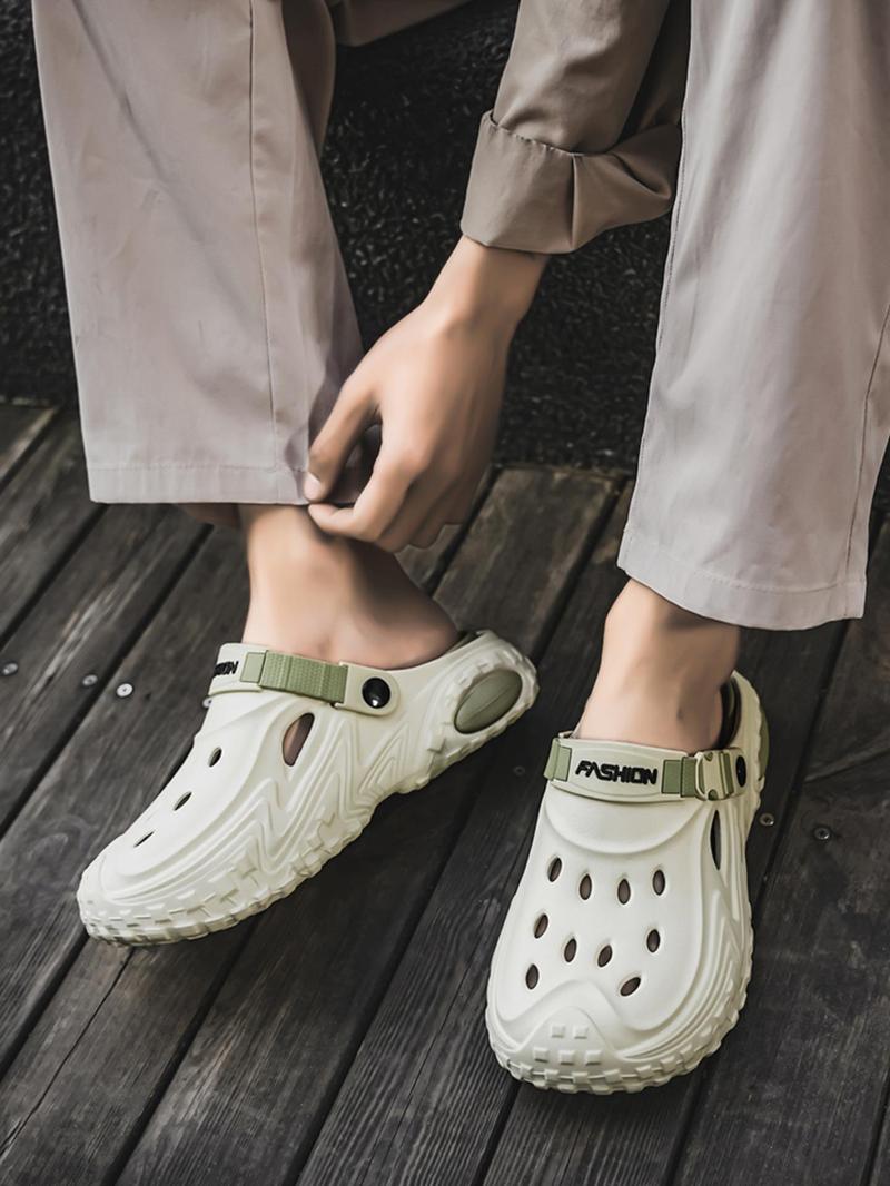 Product Introduction of Unisex Colorblock Quick Drying Slides, Casual Comfortable Breathable Slides, Summer Outdoor Beach Pool Slippers, Footwear 3