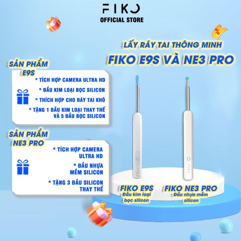 [LIVE] Dụng cụ lấy ráy tai có camera FIKO NE3 PRO/FIKO E9S