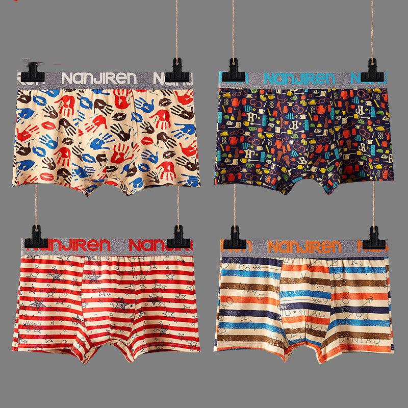 Quần Lót Nam, Cotton Nguyên Chất, Cạp Thường Kháng Khuẩn, Thời Trang, Phong Cách Mới, Thích Hợp Cho Thanh Niên Và Sinh Viên, Năm Phát Hành: 2025 1