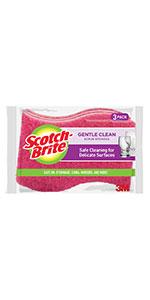 Product Introduction of Scotch-Brite Heavy Duty Scrub Sponges, Sponges for Cleaning Kitchen and Household, Heavy Duty Sponges Safe for Non-Coated Cookware, 6 Scrubbing Sponges 13