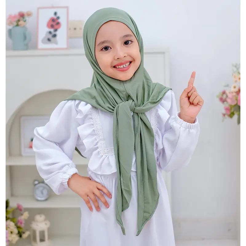 Dungdungkids Jilbab Anak Instan Segitiga 2 - 9 Tahun 0