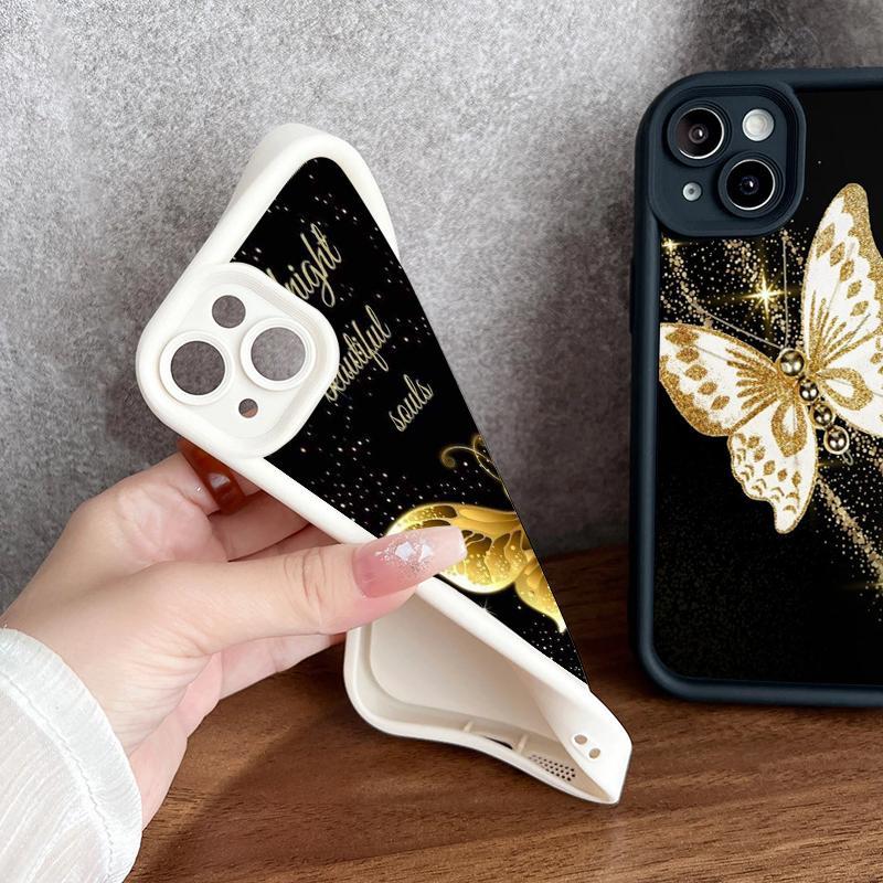 Casing Untuk Realme C2 2019 2020 C1 2018 C11 2020 C11 2021 C12 C15 C17 C20 C20A C21 C21Y C25 C25s C25Y C2s TPU Pro Kamera Artistik Berkilau Kupu-kupu Casing Soft Cover 2