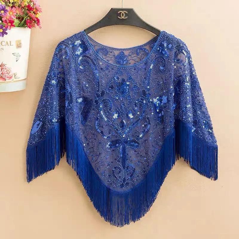 Áo Thường Ngày Kim Sa Lấp Lánh Hàng Mới Về, Dành Cho Nữ, Khăn Choàng, Ren Lưới, Áo Cardigan, Mỏng Và Dễ Phối Đồ, Áo Nắm, Áo Choàng Cổ Điển Thanh Lịch, Đồ Trang Trí, Thích Hợp Cho Váy Dạ Hội, Bolero, Nữ, # 88 3