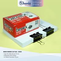 Gambar Benex Binder Clip Benex 51 mm Jumbo Size Edisi Paper Clip & Penjepit Kertas No 260 Original dari Bambifiles Store Kota Depok 3 Tokopedia