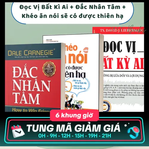 Sách - COMBO Đắc Nhân Tâm + Khéo Ăn Nói Sẽ Có Được Thiên Hạ + Đọc Vị Bất Kì Ai