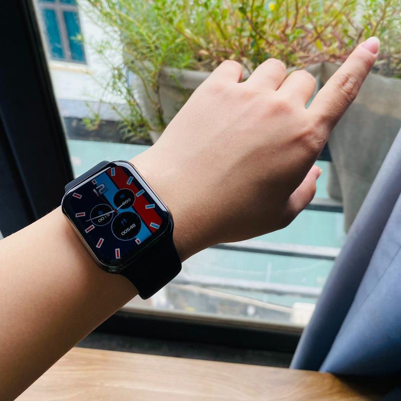 Đồng hô thông minh watch 9 size 38/41 màn oled có dynamic nhận thông báo nghe gọi 2 chiều , cảm biến thật do nhjp tim huyết áp chạy bộ khung viền hợp kim thép pin dùng 4-5 ngày Đồng Hồ Smartwatch