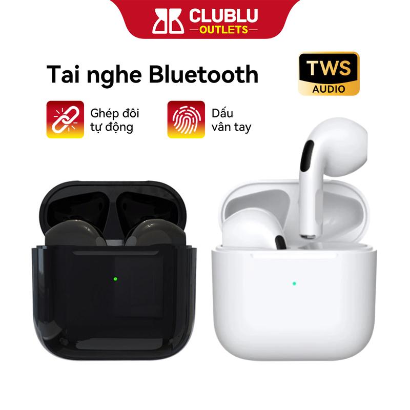  CLUBLU Tai Nghe Bluetooth5.0 Nhét Tai Pro4 Không Dây TWS Có Mic Cho Điện Thoại Gaming Stereo 