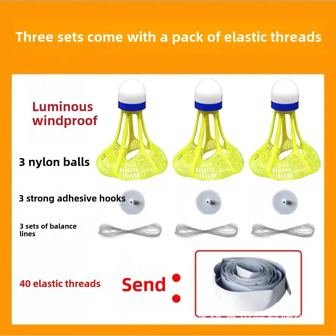 Single badminton trainer Indoor and outdoor children Adult One person plays elastic slalom badminton