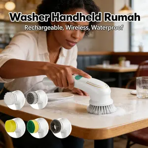 Pembersih Listrik 5-fungsi Tanpa Kabel | Tahan Air IPX7 | Ideal untuk Dapur, Kamar Mandi & Rumah | Design Kinerja Praktis & Kompak | Model [Model Name] | Panjang [Panjang cm] x Lebar [Lebar cm]
