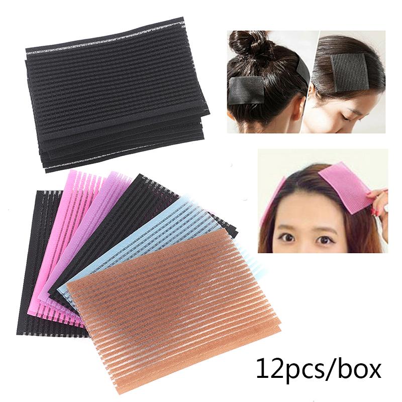 Miếng Đệm Tóc, 12 Chiếc, Kẹp Dán Tóc, Cố Định Tóc Mái, Miếng Dán Ma Thuật Liền Mạch, Kẹp Tóc Viền Nam 4