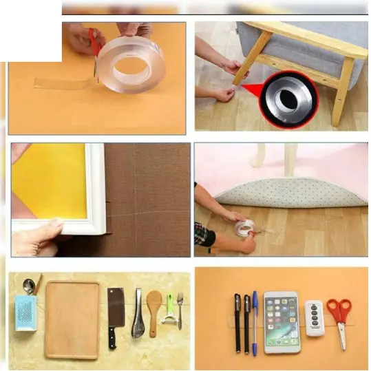 IJN  Nano Double Tape / Double Tape / Selotip Isolasi Bening Multifungsi Ketebalan 2MM 7