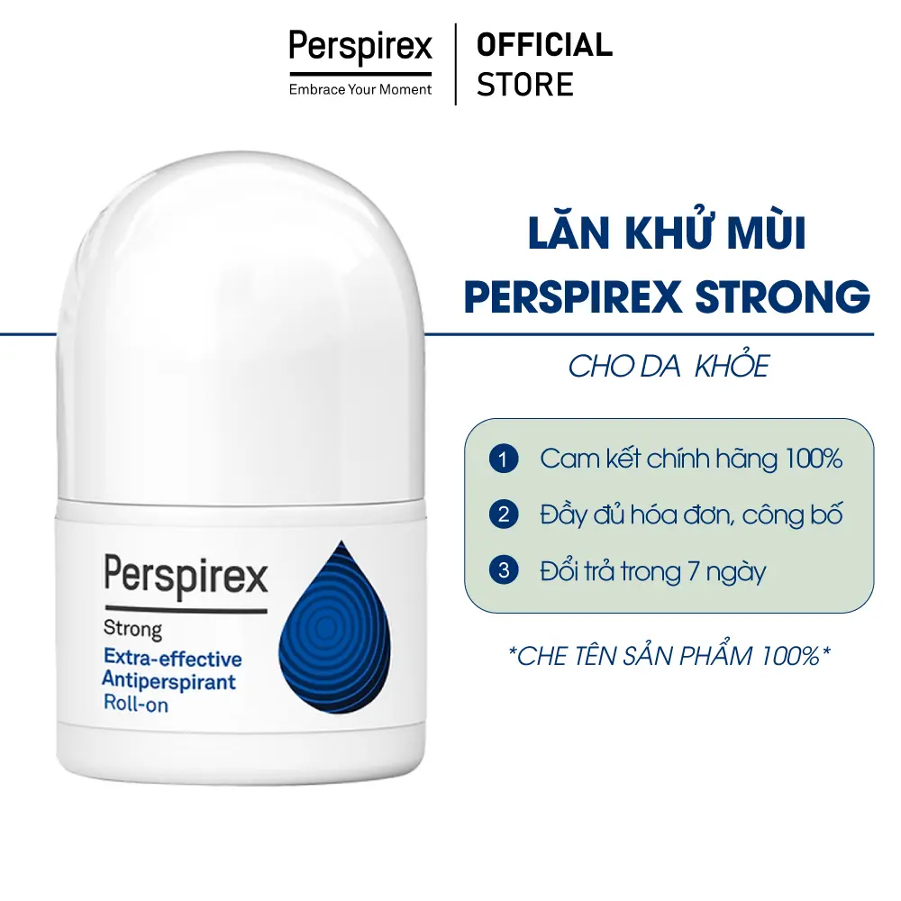 Lăn Khử Mùi Perspirex Strong Dành Cho Người Nặng Mùi Và Nhiều Mồ Hôi