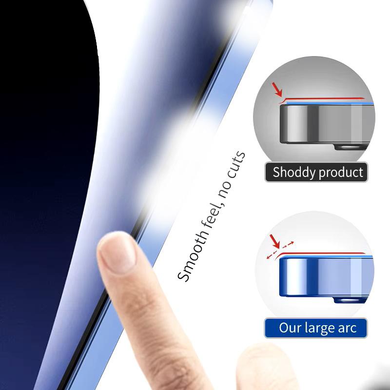 [Từ 7 đến 16 Pro Max] Kính cường lực 9H Baiko full màn hình cho các dòng iPhone (Đen) - Nhất Tín Computer 4