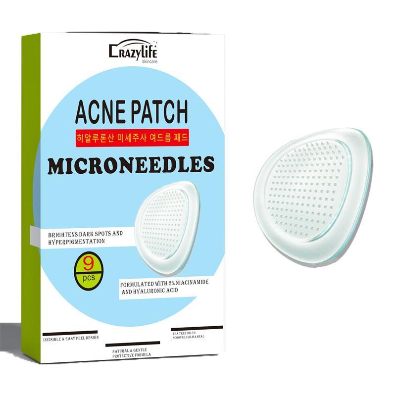 Acne Patch, 9 Counts/set Micro Needle Acne Patch, Invisible Acne Cover Patch, Zit Patch, Pimple Patch, Face Acne Patches, Skin Care Product, Dark Spot Remover 5