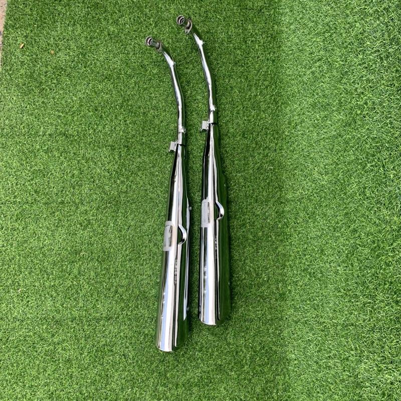 pô Wave A giả zin có nắp che chống nóng gắn các đời xe Wave A RS Wave S 100 Wave trung quốc Phụ Kiện Phụ Tùng