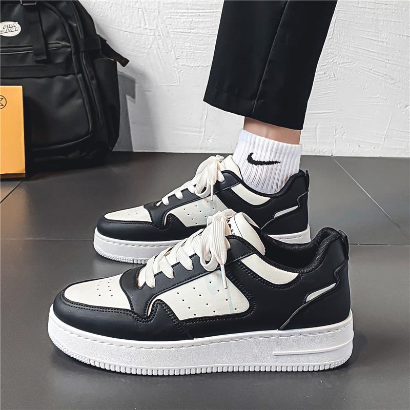 Giày sneaker nam phong cách mới thời trang sinh viên chất liệu đế cao su non đi êm chân HT 066 Đế Bằng Shoes giay nam