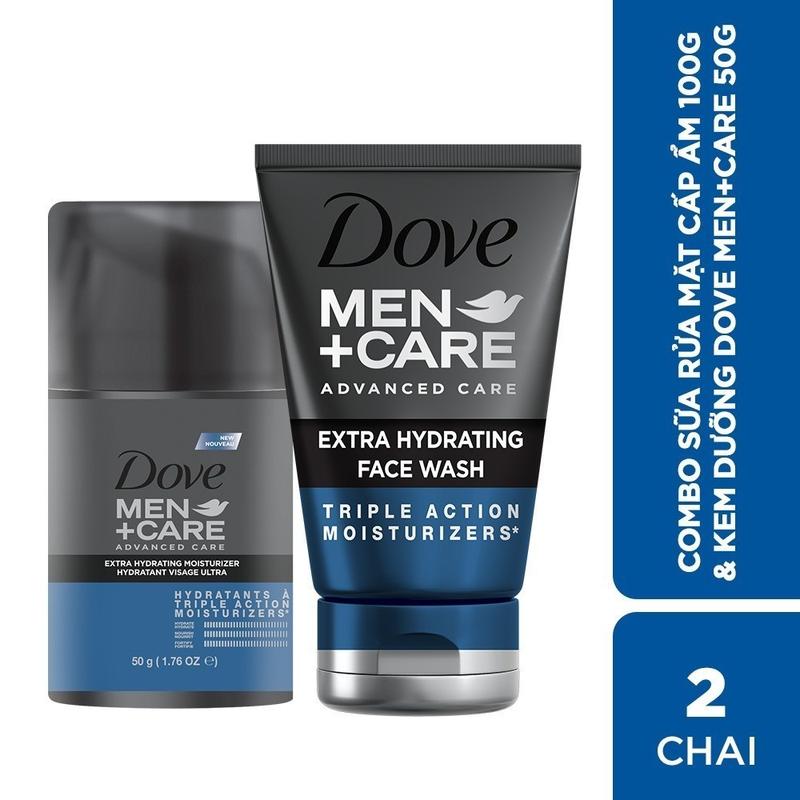   Live  Combo Sữa rửa mặt và kem dưỡng da Dove  tùy chọn  Cấp ẩm - Kiềm dầu 