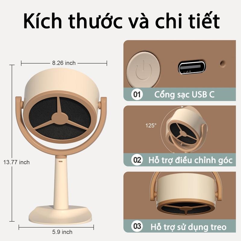 Product Introduction of [Trả tiền khi giao hàng] VNNETLAN máy hút mùi，Máy Hút Khói Để Bàn Pin 1000W, 4000mAh Máy hút khói 11