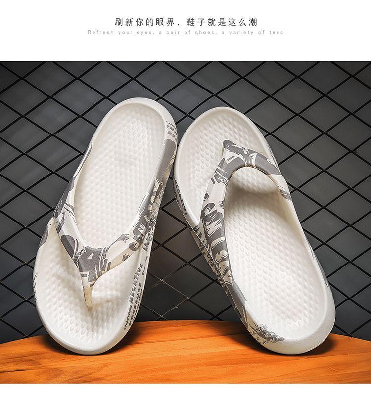 Product Introduction of Men's Summer Indoor Bathroom Slippers Soft Sole Flip-Flops Trendy Outdoor Sports Beach Sandals Boy Shoes Footwear Comfort 13