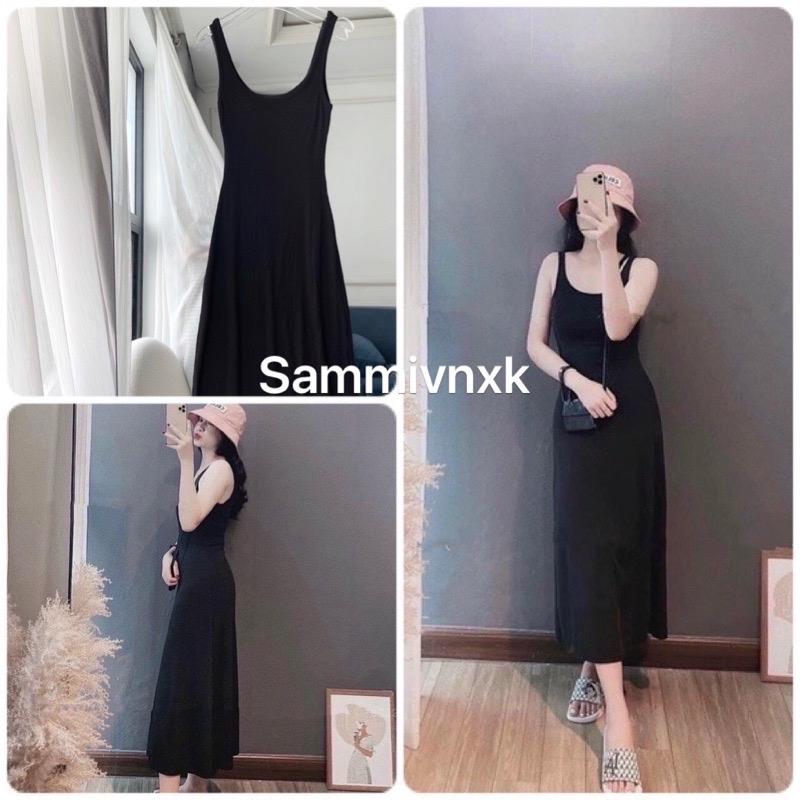  V104- Đầm maxi ba lỗ dáng dài thun tăm -Sammivnxk️- Nữ Dress Nữ Dress 