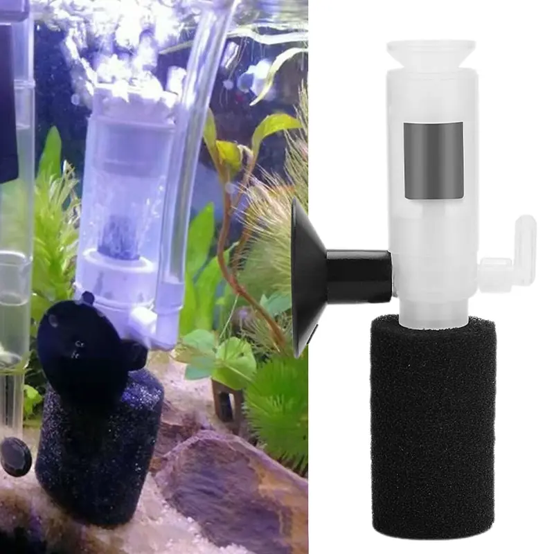 Máy lọc bể cá, Xiahaone, Loại hút siêu yên tĩnh, Chống trượt, Thêm oxy, Bảo mật cao, Thanh lọc mùi nước, Lọc ba lớp, Bộ lọc chìm, Phụ kiện bể cá 2