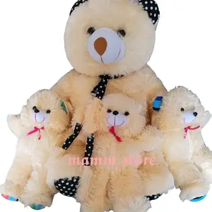Dolls Toys anak boneka beruang TeddyBear Jumbo beranak varian warna Cewek Cowok Set Hadiah Bear Kado Teddy