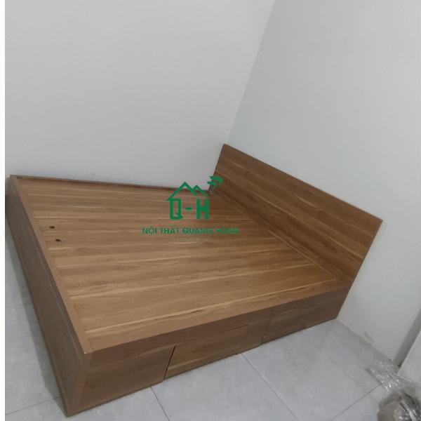 Product Introduction of GIƯỜNG GỖ MDF 2 HỘC KÉO GIÁ RẺ TẠI XƯỞNG MÀU NÂU - LẮP RÁP 23