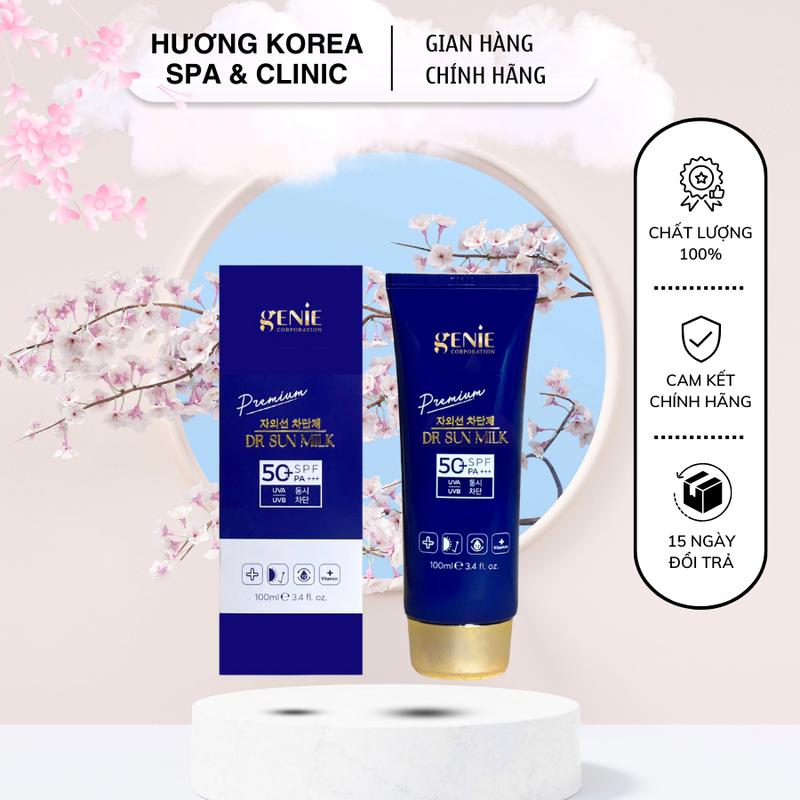KEM CHỐNG NẮNG DR SUN MILK PREMIUM GENIE 100ML CHÍNH HÃNG Skincare Nữ Sunscreen…