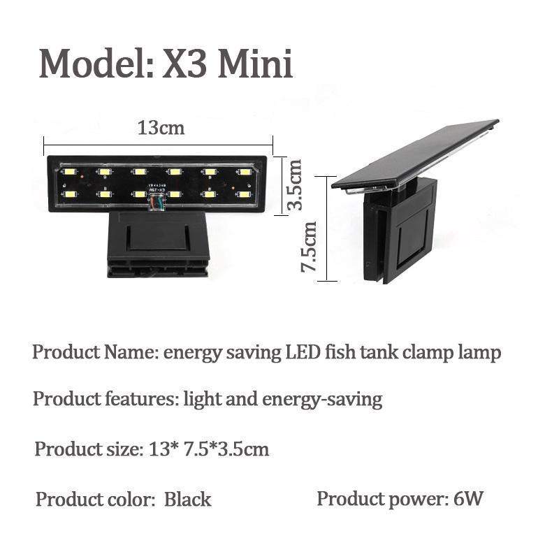 Product Introduction of Aquarium Light Aquarium Led Lights Jar Lamp White Light Portable Lights to Illuminate Fish Tanks LED Light Clip 6