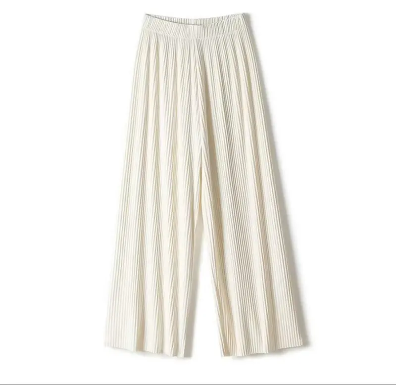 Quần nữ ông rộng thun tăm lạnh dày dặn (42-60kg) - phong cách trẻ trung nữ tính lịch sự - Women Voan Pants 0