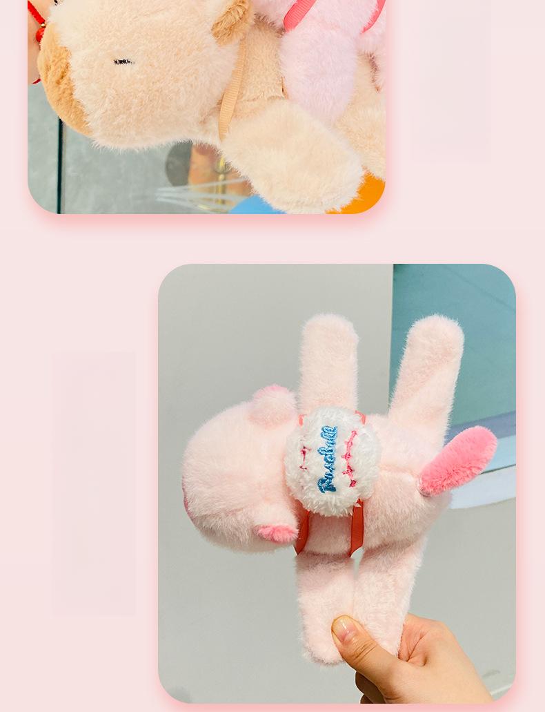 Product Introduction of Vòng Tay Chuông, Thiết Kế Capybara, Vòng Tay Cuff Phổ Biến Mới, Thiết Kế Đuôi Xoay, Đồ Chơi Nhồi Bông 5