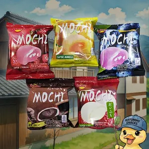 Conley Kue Mochi Super 12Pcs Box Cantique Mix 5 Varian 30g Lembut Kenyal Rasa Leci White Strawberry Red Blueberry Blue Chocolate You Know Mango Yellow