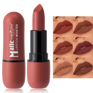 Matte Bullet Lipstick Set Waterproof Long Lasting Non Stick Cup Popular Choice taupe gradient lip chocolate magic pink jelly red eyebrow trend dusk beauty ph gummy pig dip rose wipes nude brown maroon 35 airy peach shade glow oil cake manage swatches wear