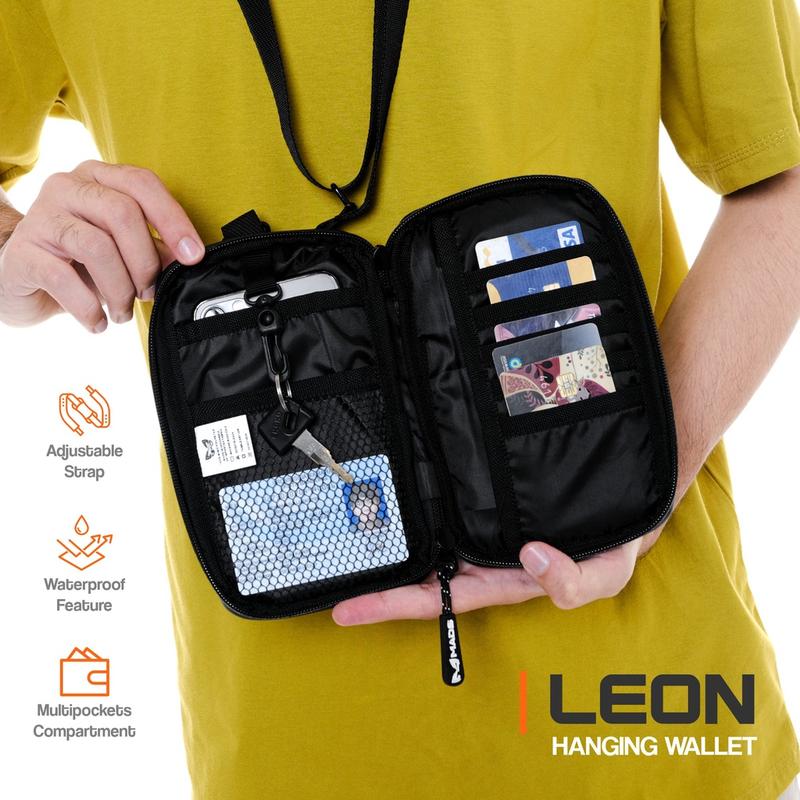 Mr Mads - Leon Hanging Wallet - Tas Slingbag Kecil - Tas Hp Dompet Waterproof Selempang Pria 7