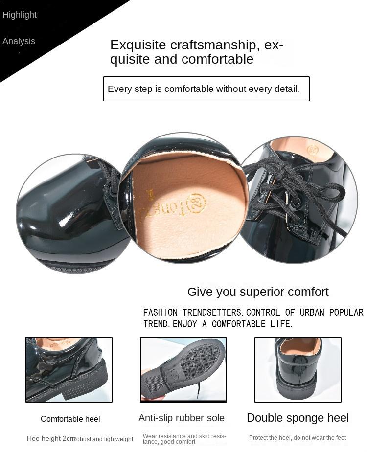 Product Introduction of White Boys' Leather Shoes Preppy Style Campus Chorus Performance Shoes Middle and Large Children Students with Suit Dress Shoes 4