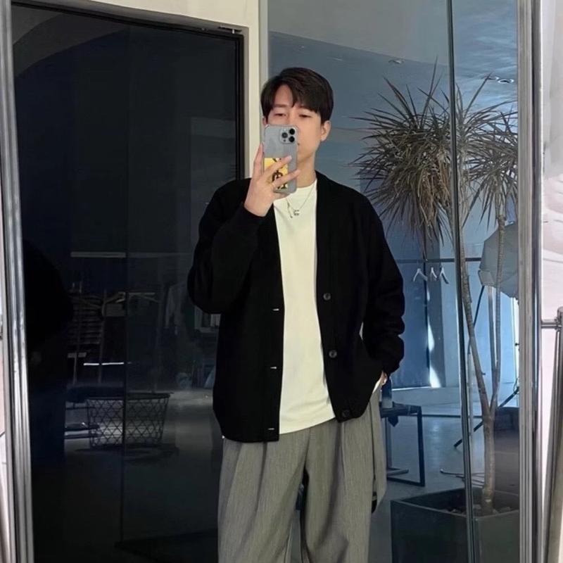 Áo Cardigan Local Brand Áo Khoác Nỉ Bông Cotton Nam Nữ Mặc Cực Trend Menswear Jacket 2