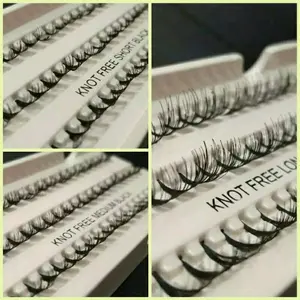 READY READY Bulu Mata Tanam Eyelashes Extension Lembut dan Natural flare lentik murah