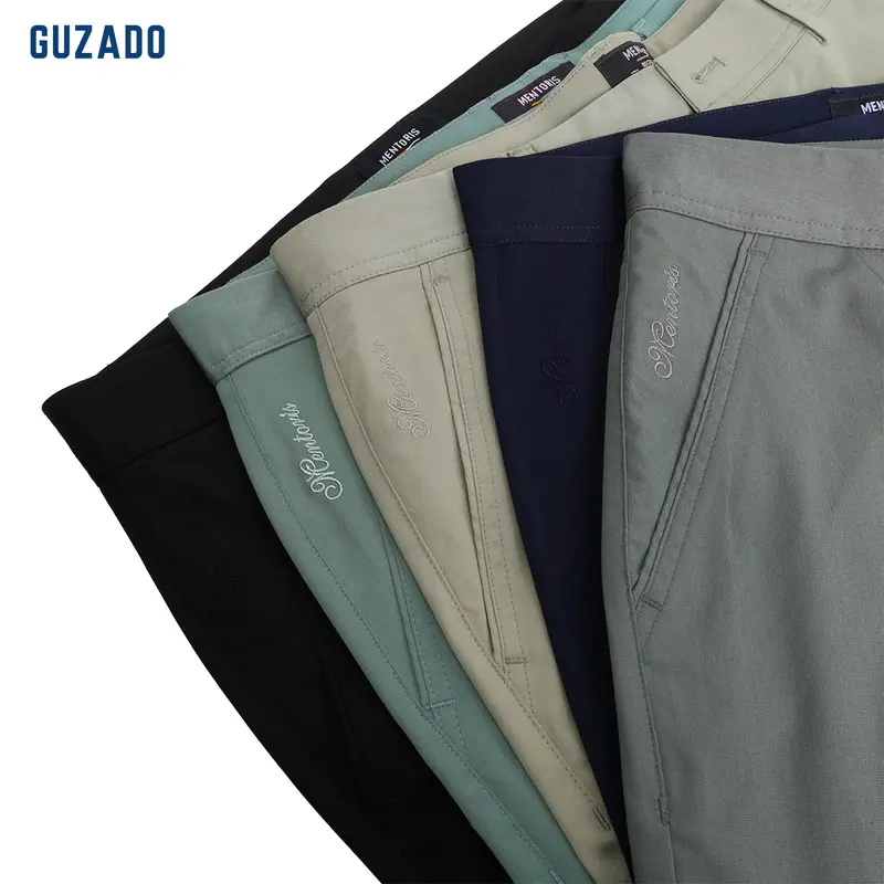 Quần Short Nam MKS01 Chất Liệu KaKi Dày Dặn Form Âu Nhiều Màu Sắc Dễ Mix Đồ Thương Hiệu Guzado 5
