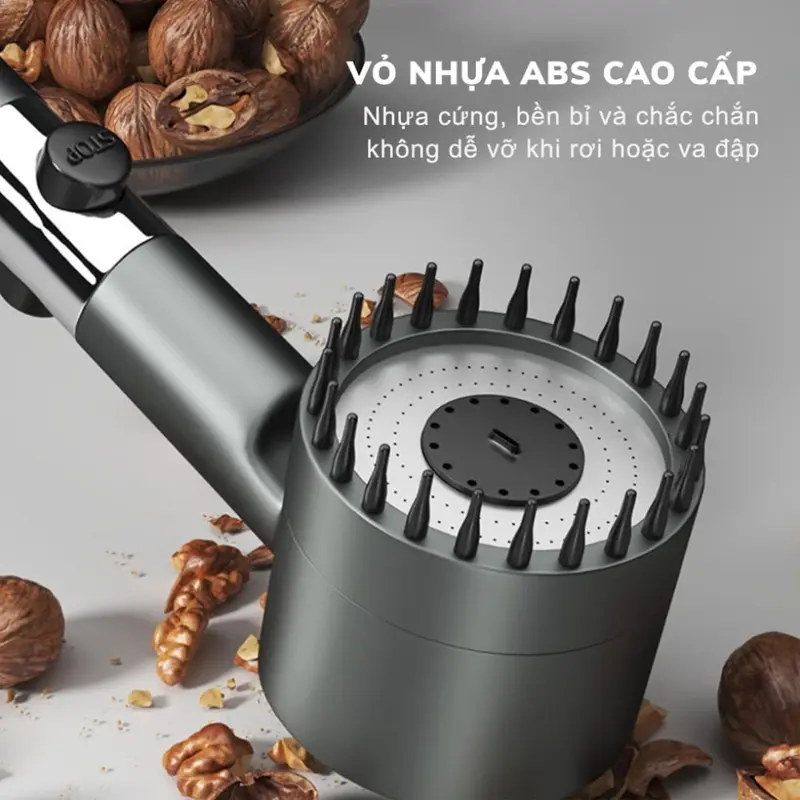 Vòi Hoa Sen, Vòi Nhà Tắm Tăng Áp Lực Nước Chất Liệu Mạ Inox Chống Gỉ Tay Cầm Đen Nhám 4 Chế Độ Xả Nước Dây 1,5m 5