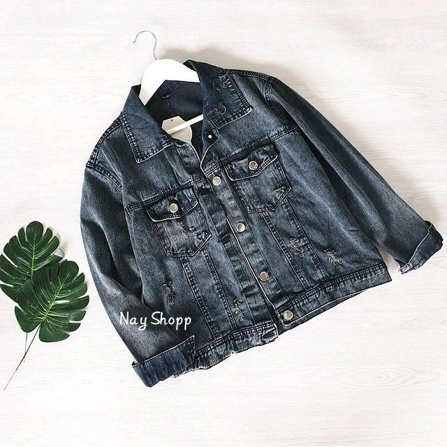 Jaket Jeans Wanita Jaket Oversize Wanita Sobek Jaket Wanita Terbaru Jaket Jumbo Wanita 3