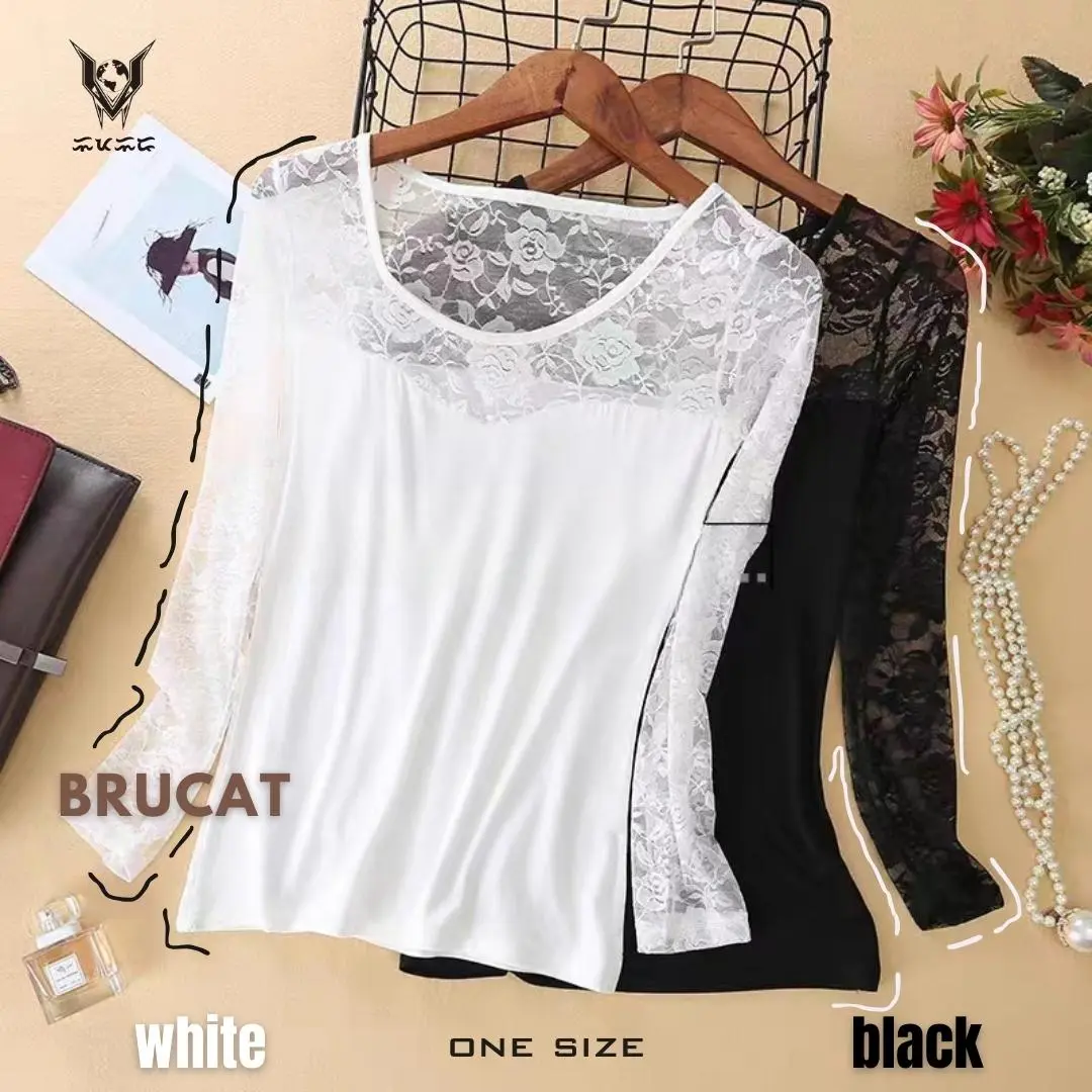 ATASAN TILE MIX KATUN PREMIUM WANITA LENGAN PANJANG Slim-fitting Cantik Casual Kombinasi Motif Nyaman Rayon