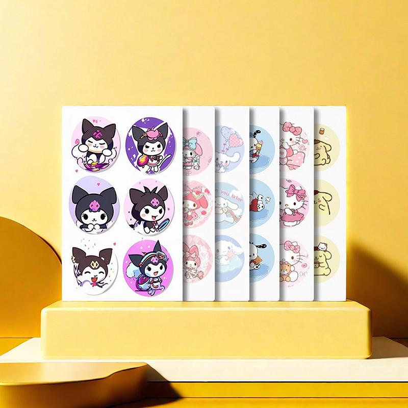 36Pcs Sanrio Kuromi Cinnamoroll My Melody Anti-Mosquito Stickers Screen Patch Stickers Anti Mosquito Clothing Hat Decoration 2