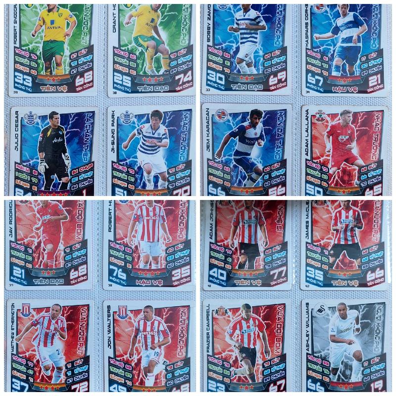 FULL 88 THẺ BỘ SƯU TẬP MATCH ATTAX PHIÊN BẢN 2012 2013 3