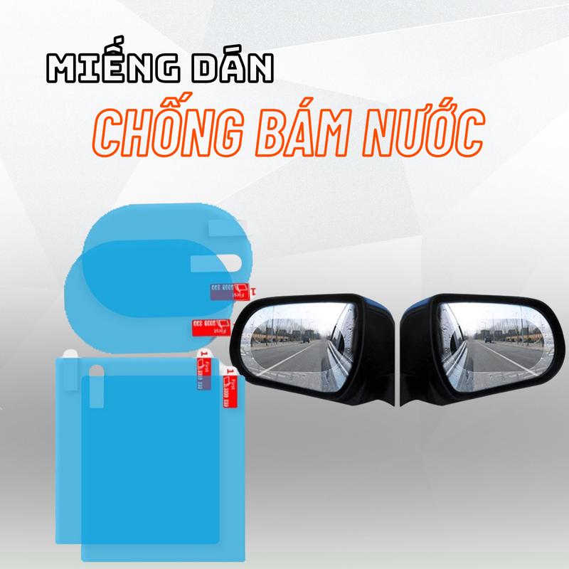 Miếng dán chống nước Tai gương oto - Công nghệ nano phân tử bạc