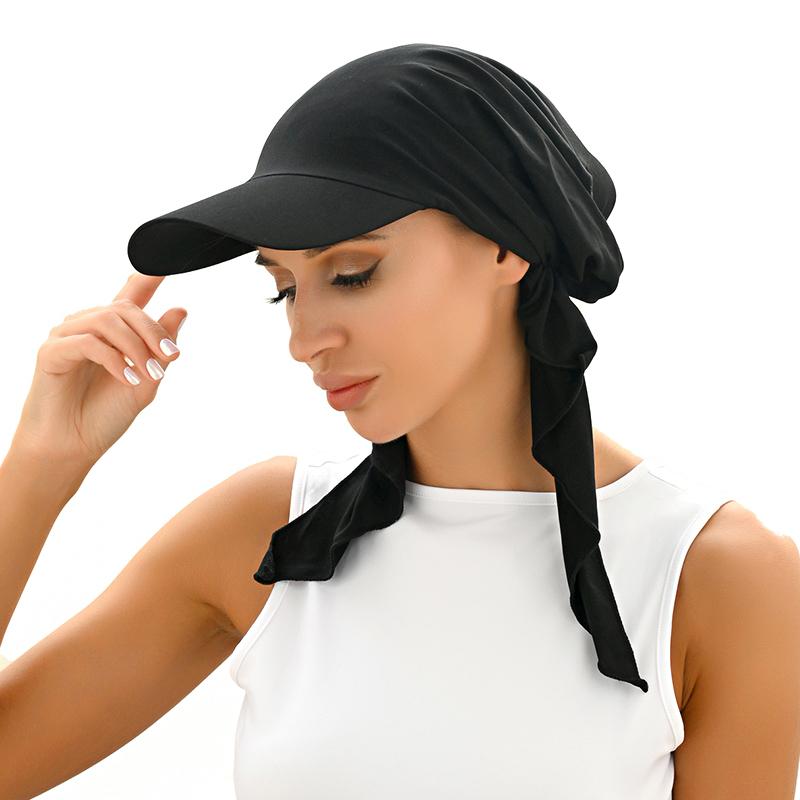 Product Introduction of Women's Cap Solid Color Headscarf Muslim Multicolor Hijab Baseball Cap Classic Turban Hat Fashion Women Outdoor Islamic Instant Hijabs Caps Sun Hats 32