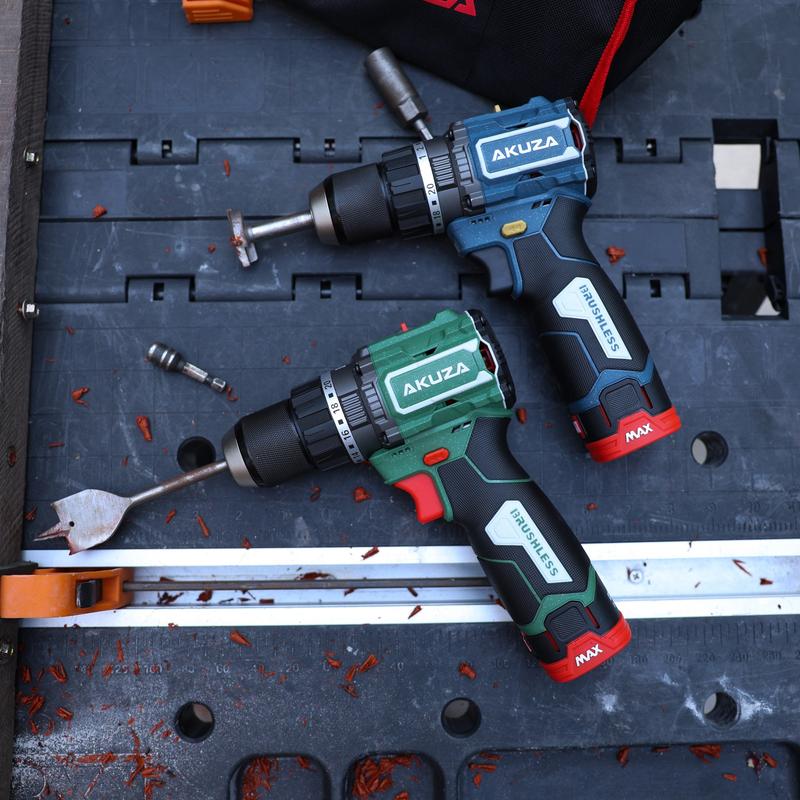 { BẢN SIÊU CẤP } Máy Khoan Pin AKUZA F1 ATC - Lực Siết 83Nm - Tốc Độ Không Tải Đến 2000 Vòng/Phút- Tắt Bật Chế Độ Chống Lật Cổ Tay